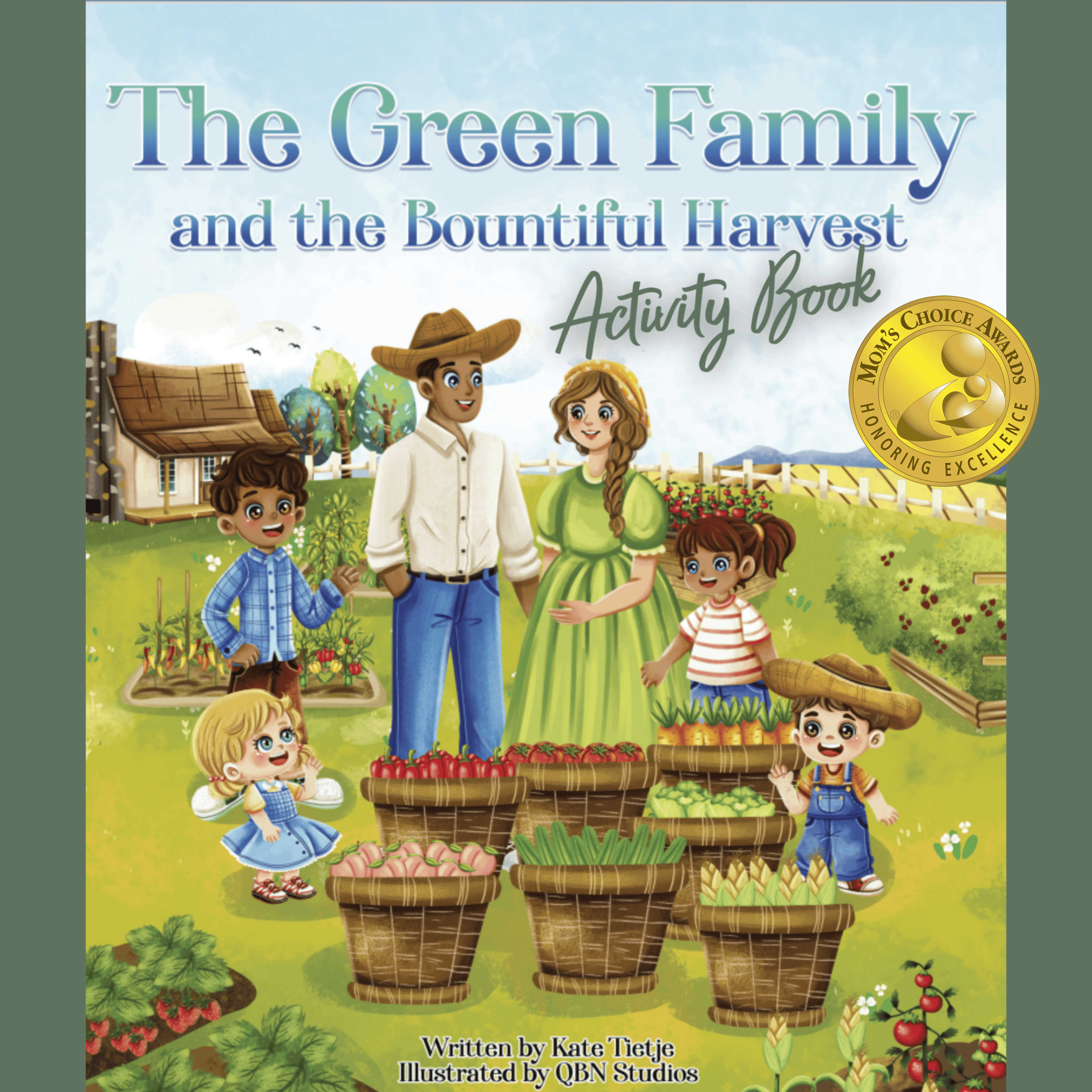 green family harvest activity guide with award educational guide