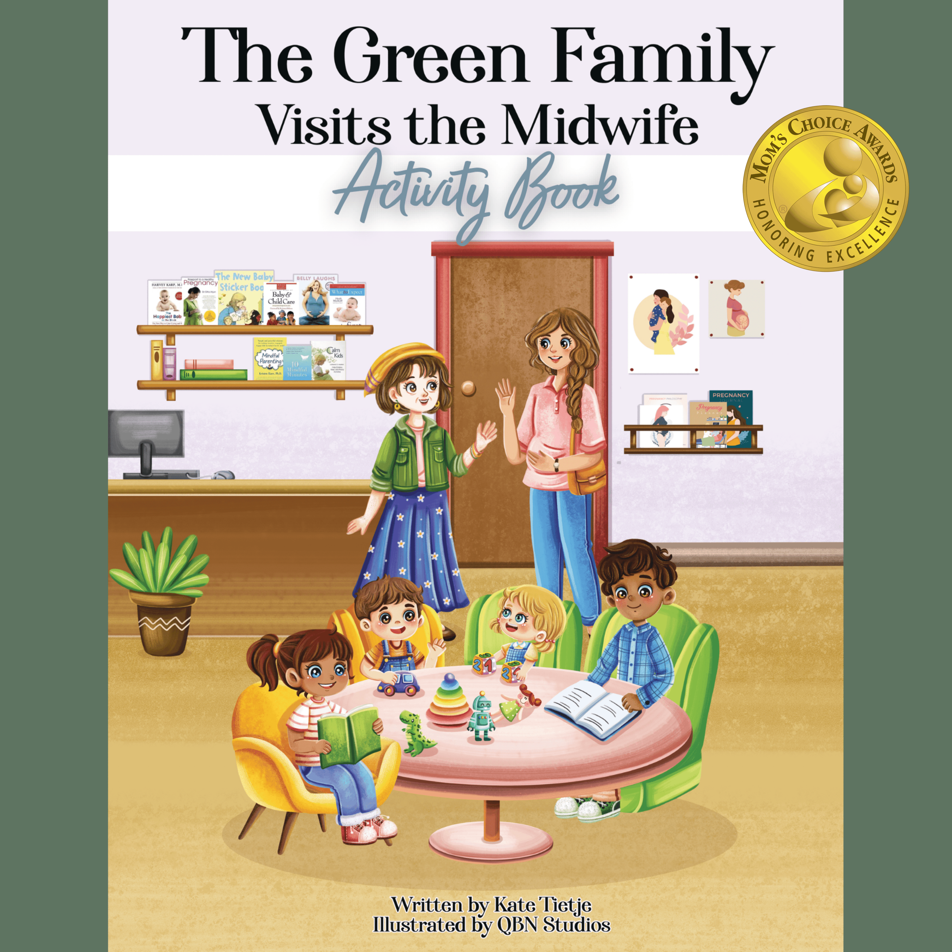 green family midwife activity guide with award educational guide