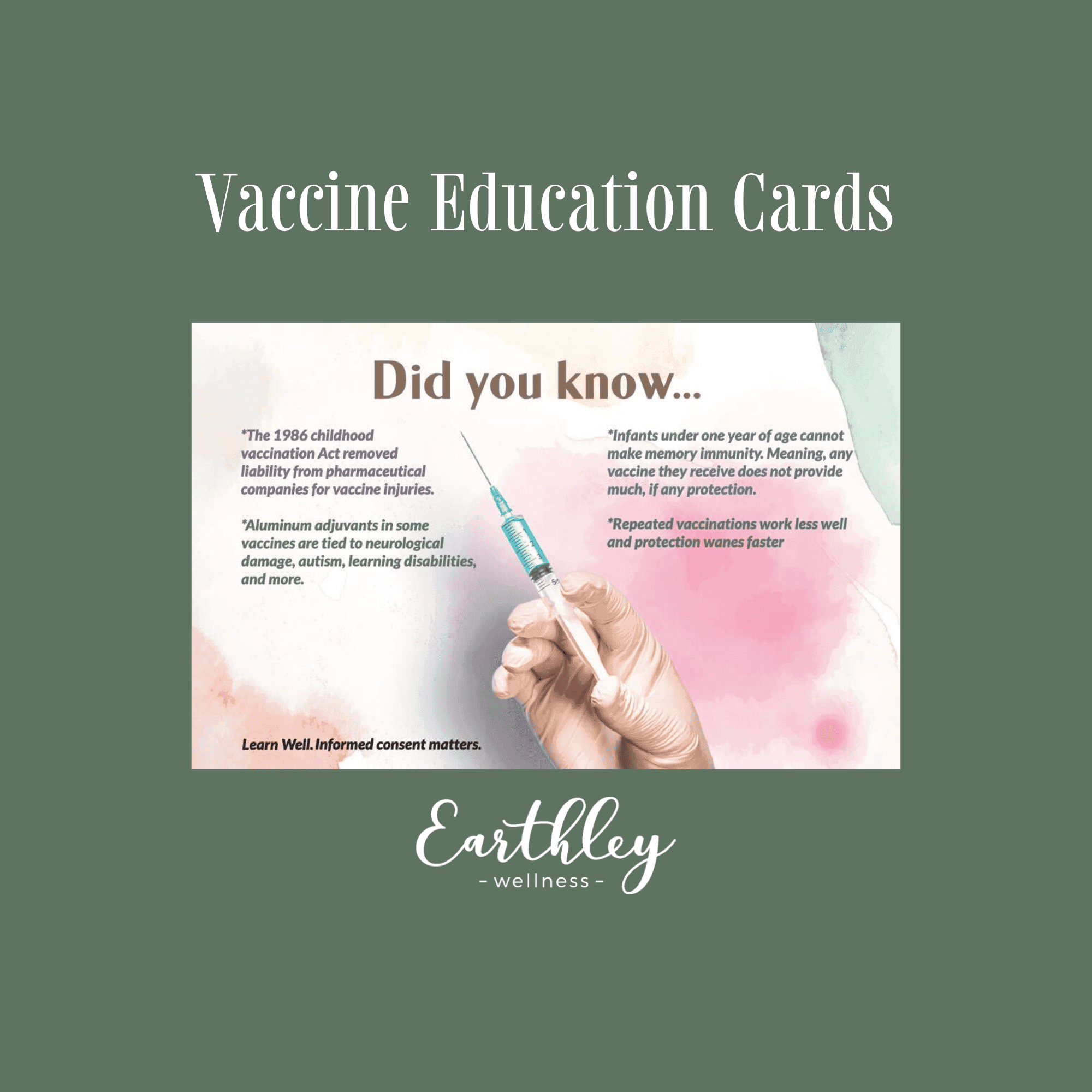 Earthley reformatted guide cover with sage green watercolor background and botanical illustrations
